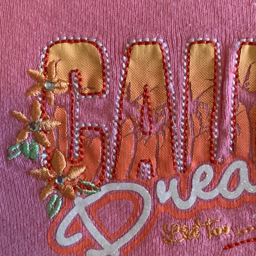 EUC Justice California Dreaming Tee • Girls Size Large (14)